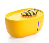 Fuente de Agua Automática Ultra Quieta para Mascotas de 2L con Indicador LED Alerta de Falta de Agua Automático Interruptor de Emergencia