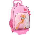 Mochila con Carro Barbie "Girl" 33X42X14 (Safta 612310160)