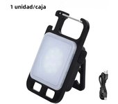 Flashlight Mini Work LED Light Rechargeable Lamp Pocket COB Keychain Portable Flashlight Outdoor Camping Small Light Corkscrew