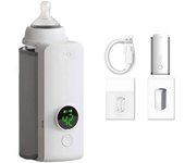 2025 Calentador de Biberones Portátil para Leche, Biberones Eléctrico para Leche Materna,Calentador de Biberones de Viajes de 6000 MAh,Calentador de Biberones Portátil Caliente biberones