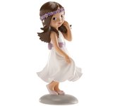 Figura comunión niña tarta PARA TARTA PRIMERA COMUNION DECORACION CONFIRMACION CUMPLEAÑOS  ADA Y SUS DETALLES