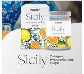 INDIBA Indiba Ceuticals Sicily – Collagen, Hyaluronic Acid, CoQ10 INDIBA NATURELLE - potente acción antiedad - estimulación de la producción de colágeno, disminuye las arrugas y mejora la  apariencia y la salud de la piel.