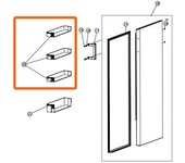 Balda Puerta Frigorífico Hisense RL313D4AW1 NUEVA