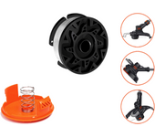 AF-100Línea de Carrete de repuesto y tapa RC-100-P con Resort para Black & Decker