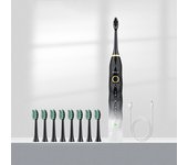 Cepillo de Dientes Eléctrico Recargable con 8 Cabezales de Cepillo, Impermeable IPX8 y 5 Modos de Limpieza