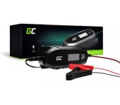 Green Cell Charger for accumulators 6V 12V 4A with diagnostics function 6/12 V Negro