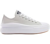 Zapatillas Grises Converse Chuck Taylor All Star Move Ox Barely Grey/White/Black