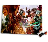 MERCHANDMANIA PUZZLE 300 PIEZAS la leyenda del heroe verde personajes sagas princesa malvado rompecabezas puzle para adulto