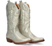 Davinia Shoes Bota de Tacon para Mujer, Comodos, con Bordado, estilo Cowboy Shoes&Blues.es C19004-Oro