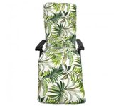 Cojín acolchado para silla tumbona hamaca de terraza 180x55x10Cm