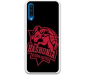 Funda original compatible con Samsung Galaxy A50 - Baskonia escudo rojo fondo negro