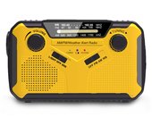Radio multifunción manivela Solar USB FM/AM Radios meteorológicas linterna de emergencia banco de energía Radio de alto volumen de muy calidad