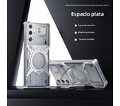 For Red Magic 10ProPlus Phone Case,8Pro X Mechanical Luminous Support Case,9Pro Heat Dissipation Metal Frameless Anti Fall Cover