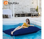 OTAUTAU Retangular Swimming Pool Floating Bean Bag Pouf Cover No Filler Waterproof Beach Pillow Sac Sofa Bed Chaise Lounge DD034
