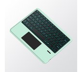 AJIUYU Wireless Touchpad Backlight Keyboard For iPad Pro 11 M4 2024 Air 11 4th 5th 6th 10th For ios Android Windows Tablet Phone