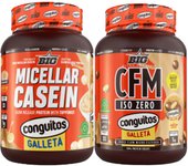 Pack Lacasitos - Proteína de suero sin lactosa en polvo 1 kg+ Lacasitos - Aislado de proteína de suero 1 kg