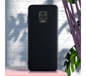 Textile Case for Xiaomi Redmi Note 9 9S 8 Pro 7 Pro Soft TPU around edge Hard PC 3in1 material