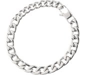 BREIL Colección BLOCK CHAIN, Pulsera Hombre en Acero Coloreado, Ideas de Regalos para Hombre