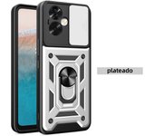 Shockproof Armor Magnetic Case for OPPO A98 A94 A93 A92 A79 A78 A77 A76 A74 A73 A72 A58 A57 A56 5G 4G Slide Camera Protect Cover