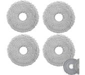 4 Uds paños de fregona para Roborock Q Revo para piezas de repuesto de aspiradora Roborock P10, almohadillas de fregona