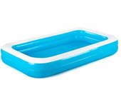Bestway Piscina Hinchable 2 Camaras Rectangular 305x183x46 cm +3 Años Jardin 54150