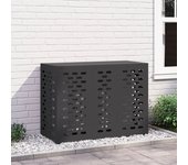 Funda para Aire Acondicionado vidaXL Negra 110x50x80 cm Acero