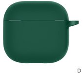 For Airpods 4 Protective Case Solid Color Soft Silicone Protective Case Anti-drop Dust protection Wireless Earphone Case Cover