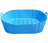 Air Fryer Silicone Pot Thick Reusable Silicone Square Air Fryer Liners Replacement of Parchment Liner Paper Air Fryer Basket