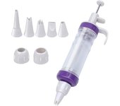 Bolígrafo para decorar tartas con 7 puntas para decorar glaseado, kit de boquillas para bolígrafo para decorar tartas, jeringa para glaseado, jeringa para decorar galletas, para crema, postres