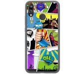 Tumundosmartphone Funda Gel Tpu para Huawei P20 Lite Diseño Comic Dibujos