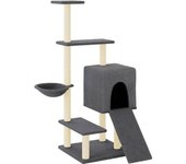 Rascador para Gatos con postes de isal color crema 97,5 cm