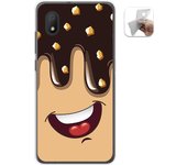 Tumundosmartphone Funda Gel Tpu para Alcatel 1B 2020 diseño Helado Chocolate Dibujos
