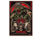 Gremlins Squirrel Movie Poster Wall Tin Sign Home Decor Vintage Art Tinplate Painting Plaque Metal Plate Signs Garage Poster