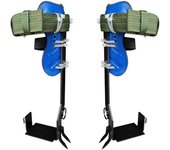 Juego de púas para trepar árboles con correas de arnés de seguridad ajustables, kit para trepar árboles con 2 engranajes de acero, herramientas para trepar