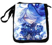 MERCHANDMANIA BANDOLERA REPORTERO MEDIANA BOLSO dama elemental agua espadachina mmo jrpg bolsa mochila hombro videojuego juego waifu