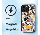Cartoon B-Bugs Bunny Phone Case For iPhone 11 12 13 14 15 Max Plus Phone Magnetic for Macsafe Cases Cover
