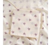 Cotton Muslin Cute Cartoon Printing Baby Swaddle Blanket Soft Breathable Newborn Baby Receiving Blanket For Infant Boys Girls