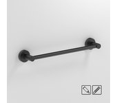 SONIA 194131 ASTRAL Toallero Barra 450 mm Negro Mate