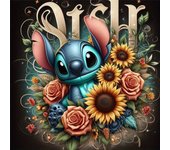 Disney Cartoon 5D Diamond Mosaic Stitch Sunflower Painting Kit New Arrival Jack Skellington Embroidery Full Layout Home Decor
