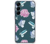Tumundosmartphone Funda Silicona Antigolpes para Samsung Galaxy A35 5G diseño Flores 10 Dibujos