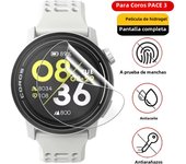 HD Clear Soft Film for Coros PACE 3 Smartwatch Screen Protector Accessories for Coros Pace 3 Full Cover Protective Hydrogel Film