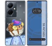 Funda Silicona Transparente para Vivo V29 Lite 5G diseño Cabra Dibujos
