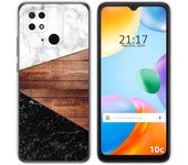 Funda Silicona para Xiaomi Redmi 10C diseño Mármol 11 Dibujos