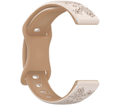 18mm 20mm 22mm Silicone Engraved Band for Huawei GT5 GT4 41mm 46mm Women Band for Samsung Galaxy 7 6 5 40mm 44mm Strap Bracelet