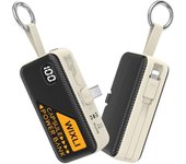 Cargador portátil para iPhone 15 16 Power Bank, cargador de teléfono portátil USB-C de 5000 mAh con cable iOS, mini paquete de batería para iPhone 16 Pro/16 Plus/16 Promax/teléfono Android/Samsung/Moto/LG, etc.