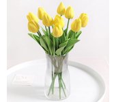 10/20PCS Simulate Handmade Tulip Bouquet Wedding Flower Arrangement Home Decoration