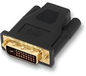 AISENS A118-0091 - Adaptador DVI a HDMI para Pantalla Full HD, Color Negro