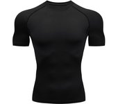 Men's Workout Compression Shirt Turtleneck Long Sleeve Rash Guard Gym Base Layer Athletic Undershirt Gear Sports Shirt