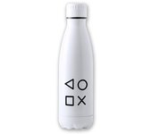 MERCHANDMANIA BIDON TÉRMICO AISLANTE 700 ML ACERO INOXIDABLE simbolos videojuegos consola mando famosos tapon seguridad botella