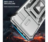 Slid Camera Protection Phone Case for Xiaomi A1Plus 12 11T Pro PocoX6 X5 X4 F5 C65 Pro 5G Heavy Armor Hybrid Bracket Ring Cover